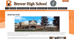 Desktop Screenshot of brewerhs.org